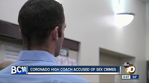 Coronado coach accused of sex crimes pleads not guilty