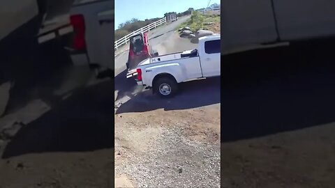 Coming in hot! Security camera footage