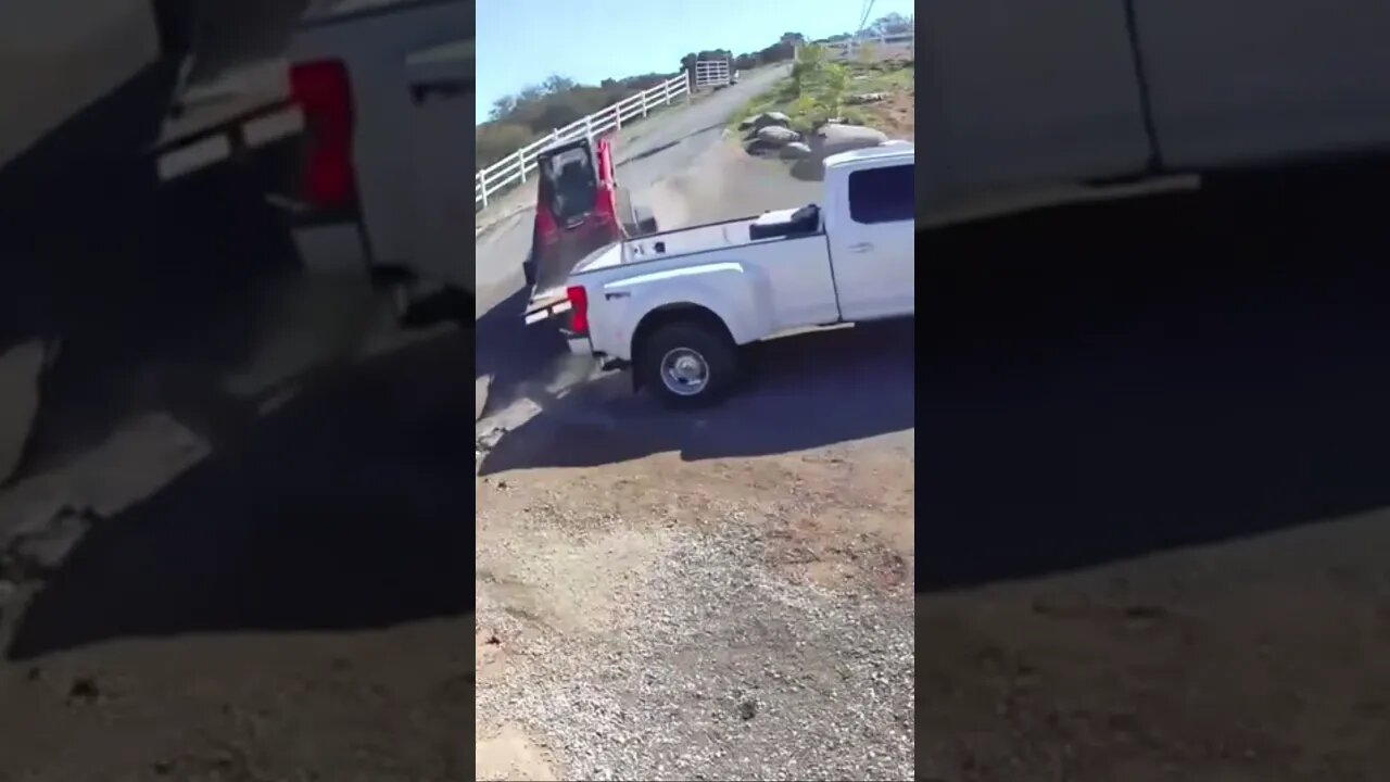 Coming in hot! Security camera footage