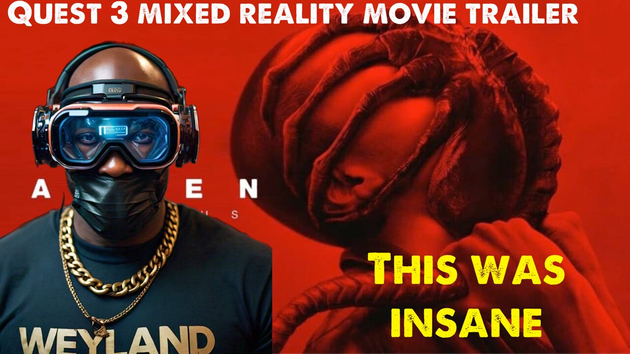 [Quick Clip] Quest 3 Alien Romulus Mixed Reality Movie Trailer