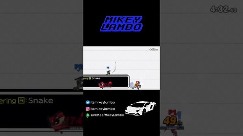 #snake #ssbu #mikeylambo #lamboloops #gaming #smashclips #ssbuclips