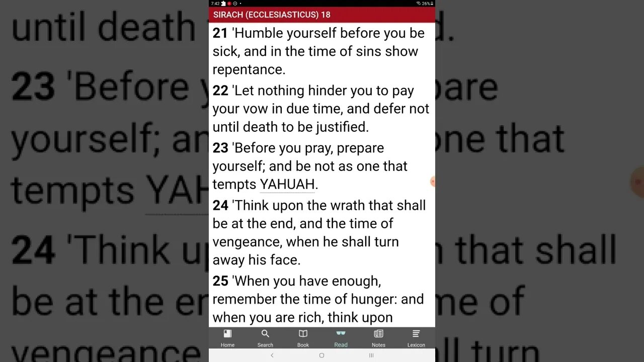 Do you humble yourself before YHWH?