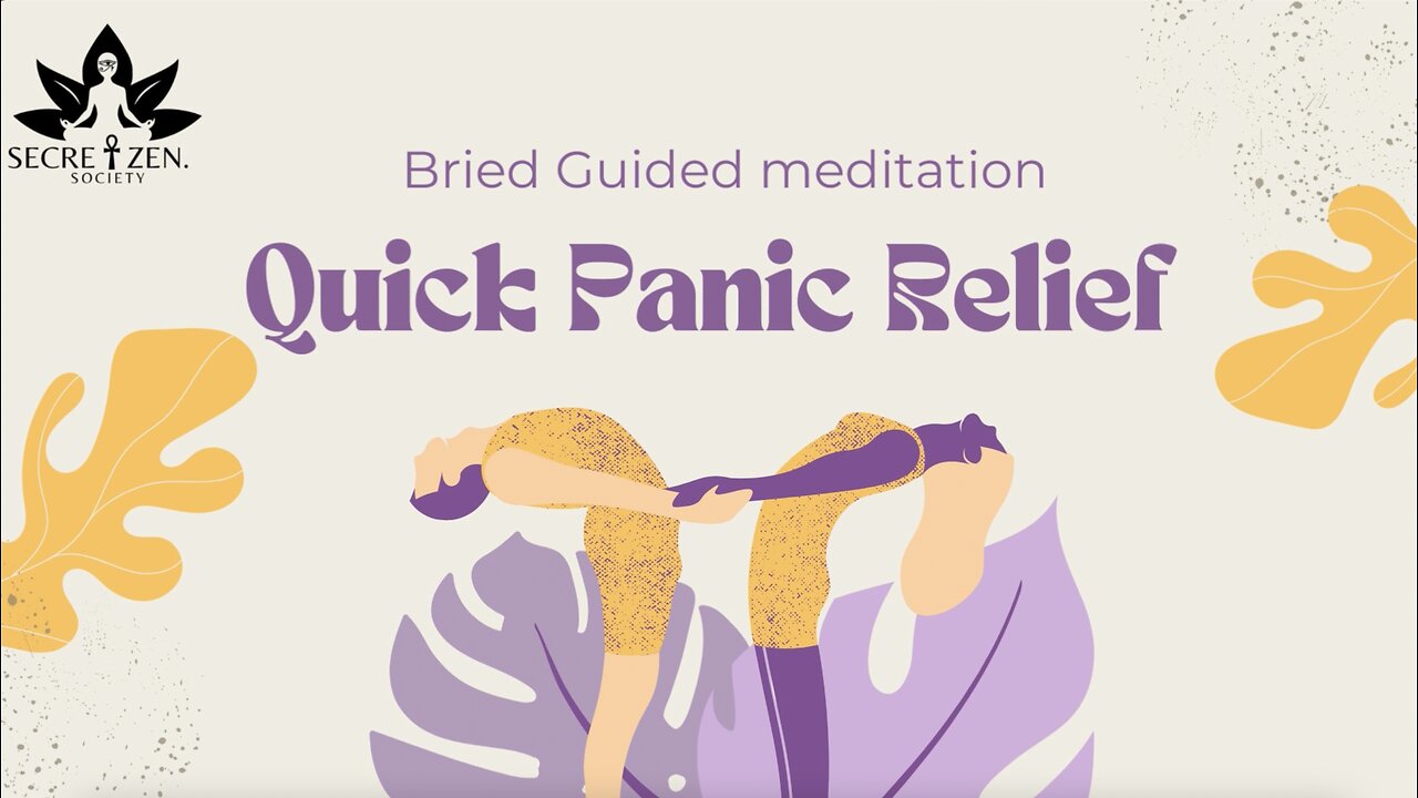 Secret Zen Society - Brief Guided Mediation for quick panic relief!