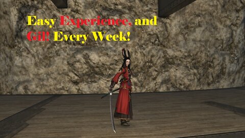 Get easy exp and gil every week final Fantasy 14!