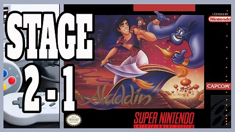 Disney's Aladdin (SNES) Stage 2/1 - Caverna das Maravilhas