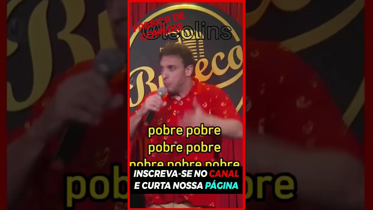 ele é corrupto? Léo Lins 😁