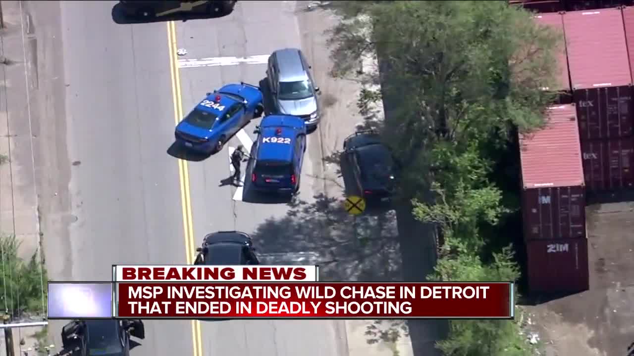 MSP investigating wild chase in Detroit that ended in deadly shooting