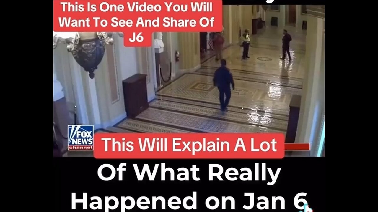 Jan6 (J6) footage they don’t want you to see. (Tucker Carlson)
