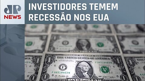 Dólar cai pelo terceiro dia seguido, cotado a R$ 4,92