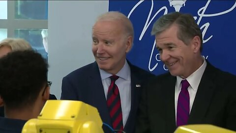 Biden Begins Community College Tour By Immediately Interrupting With Indecipherable Mumbling