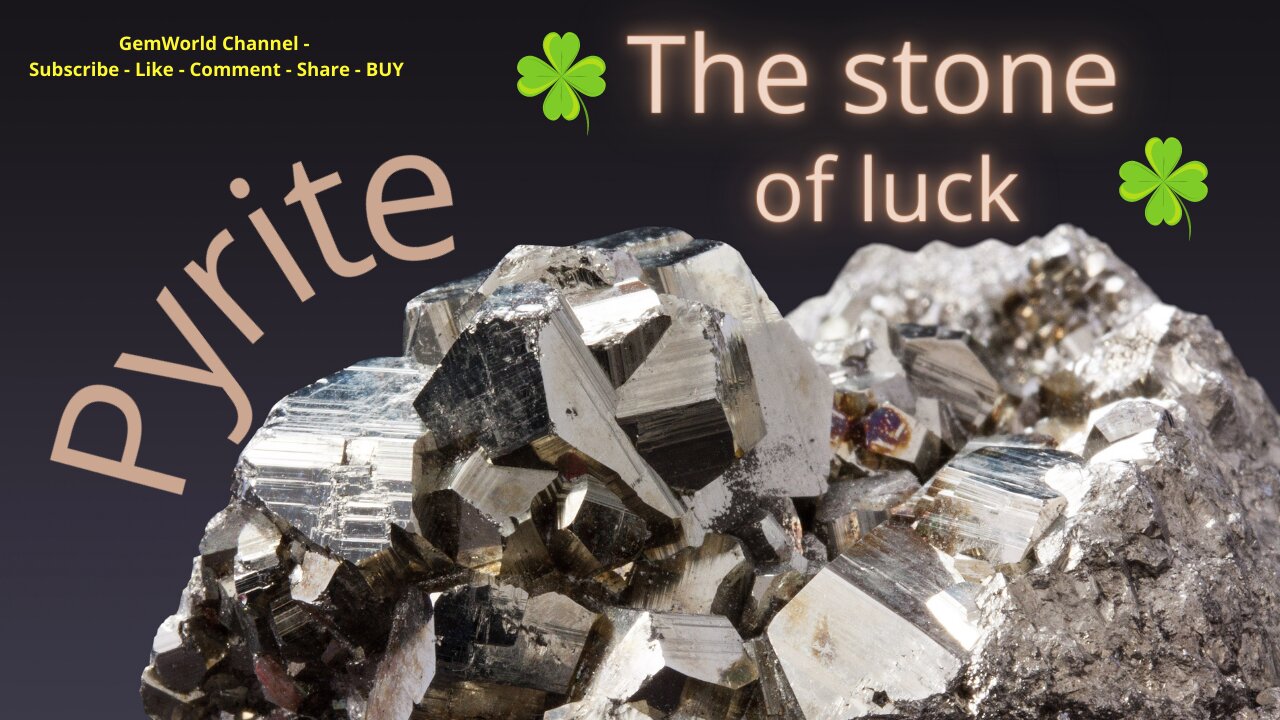 💎 GemWorld Presents ☀️ Pyrite otherwise known as Fool's Gold - the 🍀 Stone of Luck 💰