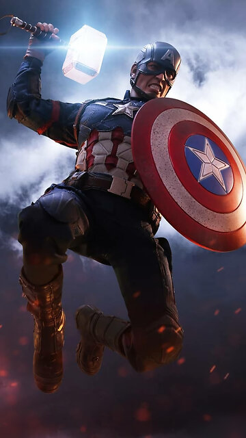 Captian America then Vs Now