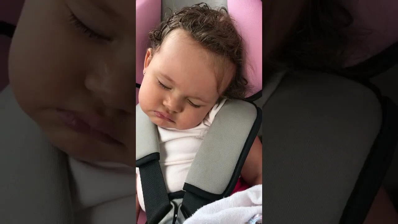 NAO AGUENTEI E DORMI NO CARRO MESMO #infantil #criança #bebe #baby #tiktok #viral #shorts