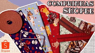 COMPREI materiais de COSTURA na SHOPEE! / #Desafiodoutubro