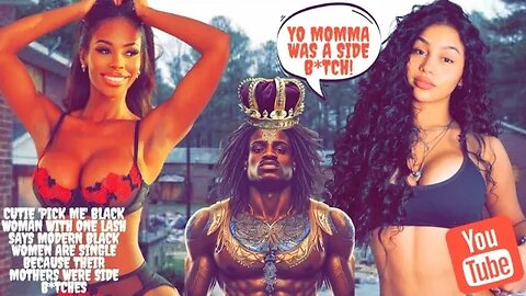 Cute 'Pick Me' Sista With One Lash Says Black Women are Single cuz Their Mothers are Side 304's
