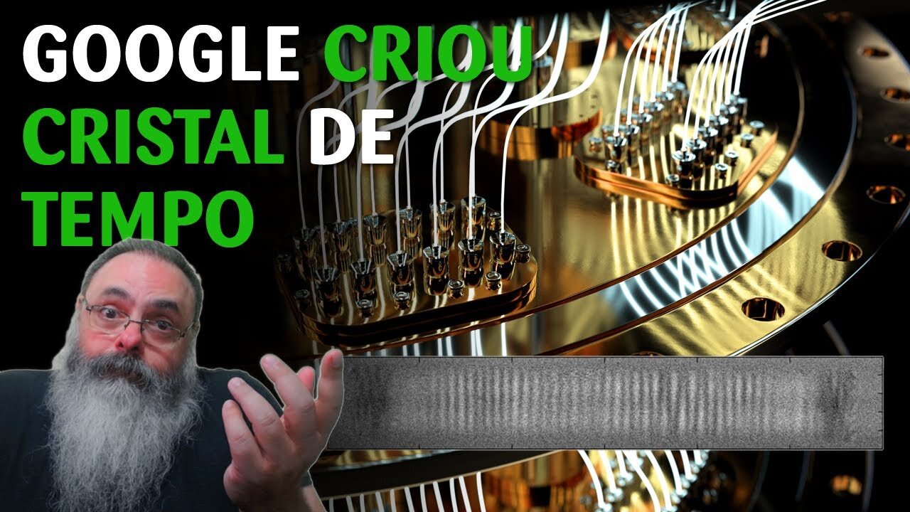 Google anuncia criação de cristal de tempo com seu computador quântico | safesrc