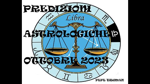 PREDIZIONI ASTROLOGICHE OTTOBRE 2023 !