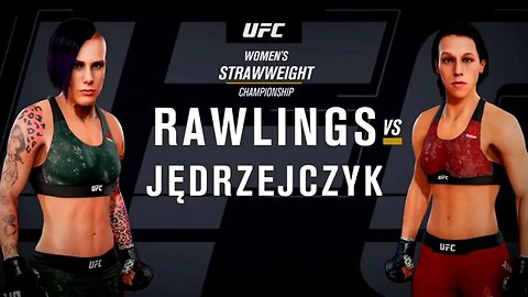 EA Sports UFC 3 Gameplay Joanna Jędrzejczyk vs Bec Rawlings