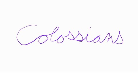 Colossians Without Chapters