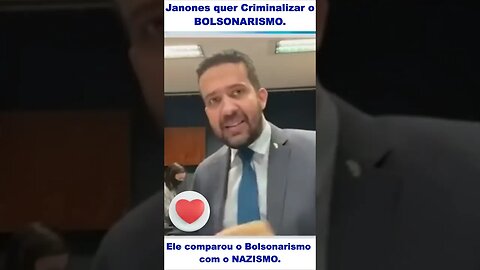 Janones que criminalizar o Bolsonarismo #shorts