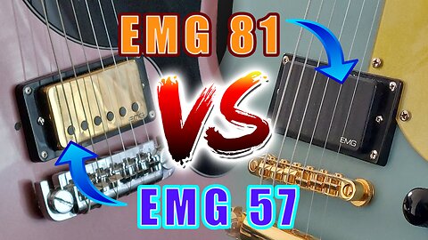 Two different FLAVORS 🎸 | EMG 81 vs 57 | Active Guitar Bridge Pickup Shootout