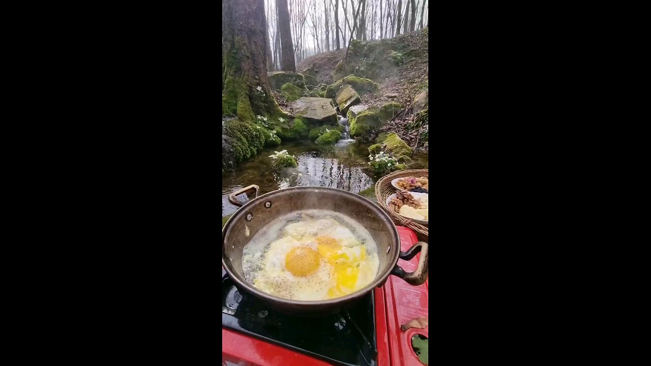 Breakfast in nature