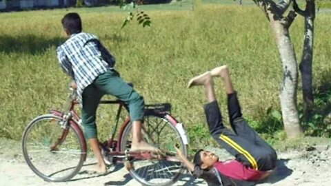 New Funny Boy bike funny Videos 2021 Ep: 03
