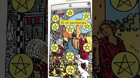 10 of pentacles #shorts #learntarot