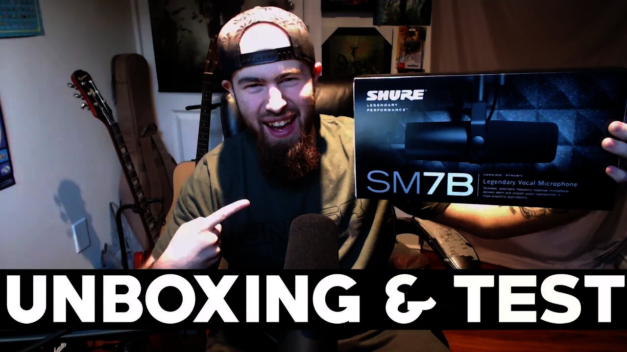 A New JSkeleton Sound! | Shure SM7B Microphone Unboxing & Test (Commentary, Singing, & Guitar Tests)