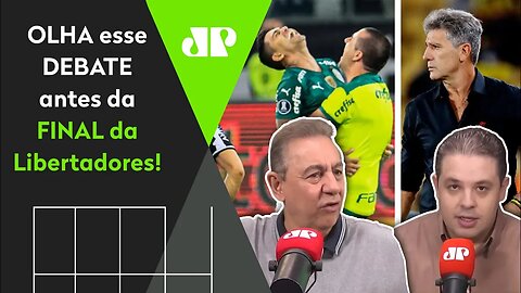 "Cara, se o Palmeiras FOR CAMPEÃO sobre o Flamengo, vai SE TORNAR o..." Veja DEBATE!
