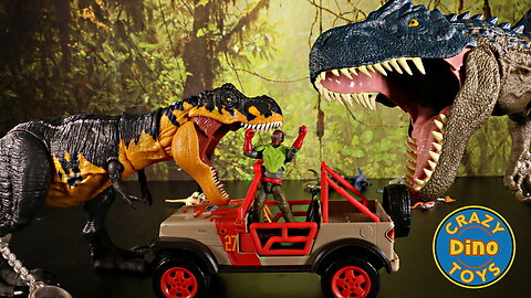 New Jurassic Park Tyrannosaurus Rex Off Road Tracker Pack 93 Classic Unboxed target Allosaurus