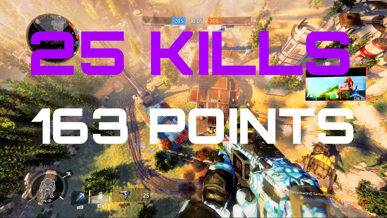 Titanfall 2 Gameplay | Average Attrition Match | 25 Kills | 2 Titan Deaths | 163 Points | Short