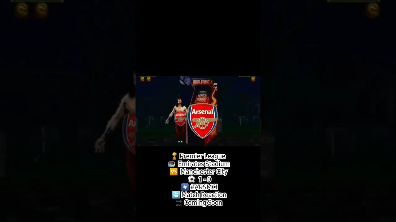 #arsenal 1 - 0 #mancity
