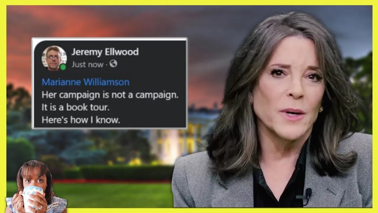 Marianne Former Staffer EXPOSES Campaign As A Book Tour? (clip)