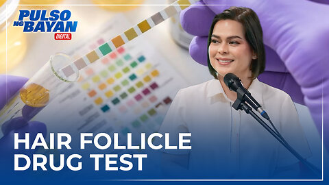 Hamon ng taumbayan na sumailalim sa hair follicle drug test, kinasahan ni VP Sara
