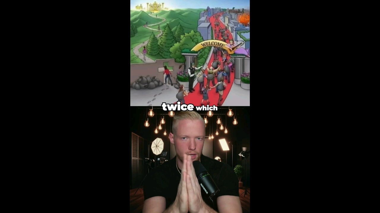 Which Entrance Do You Choose...⁉️ #shorts #Jesus #Faith #Heaven #Hell #fypシ゚