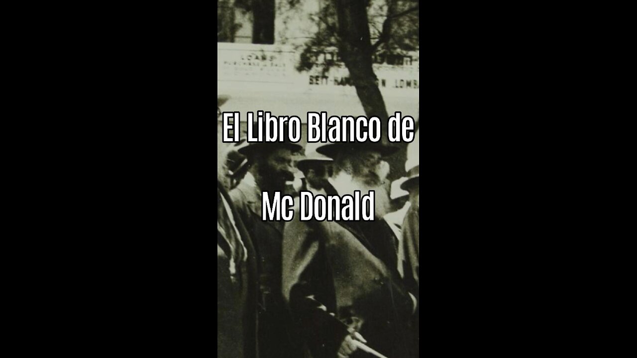 El libro blanco de la Palestina Británica