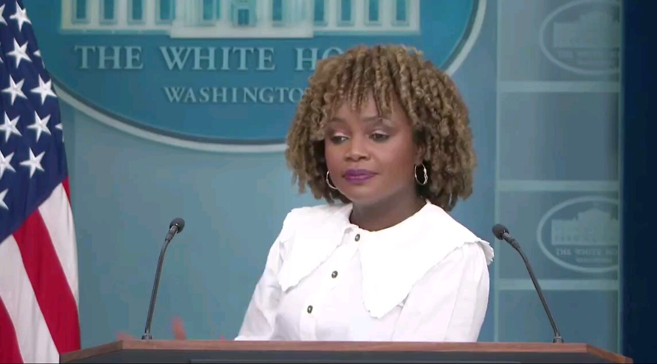 Peter Doocy asks the WH press sec about radio traffic of officers being under the impression Biden