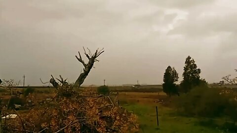 Lluvia mansa en Paso de los Toros, Tacuarembó, Uruguay (06/07/2023)