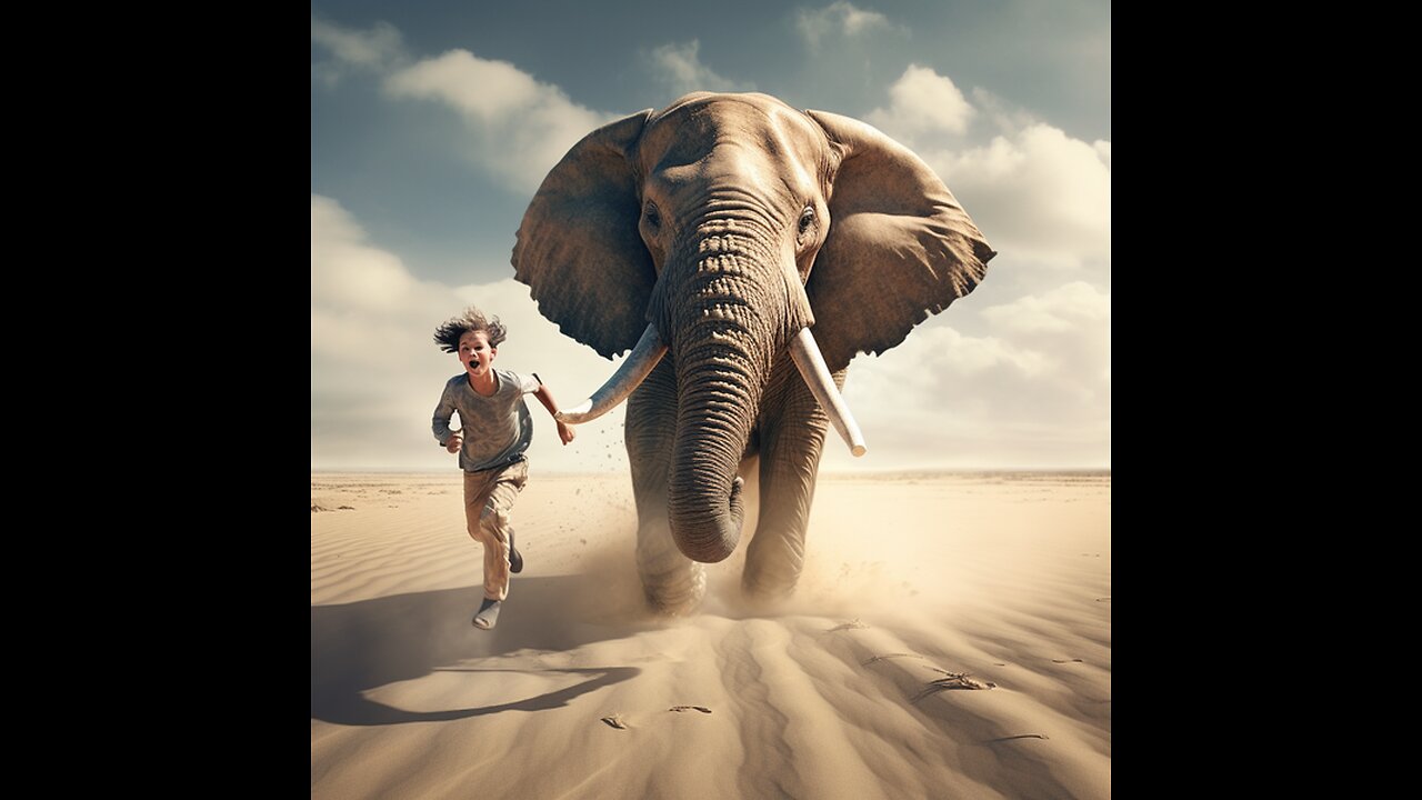 Lost Elephant on a Beetle Farm: A Terrifying Encounter!