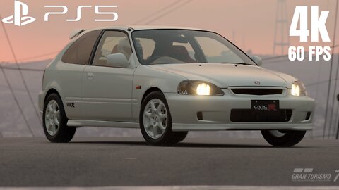 (PS5) Civic Type R (1998) Gran Turismo 7 4k 60 FPS Ray Tracing