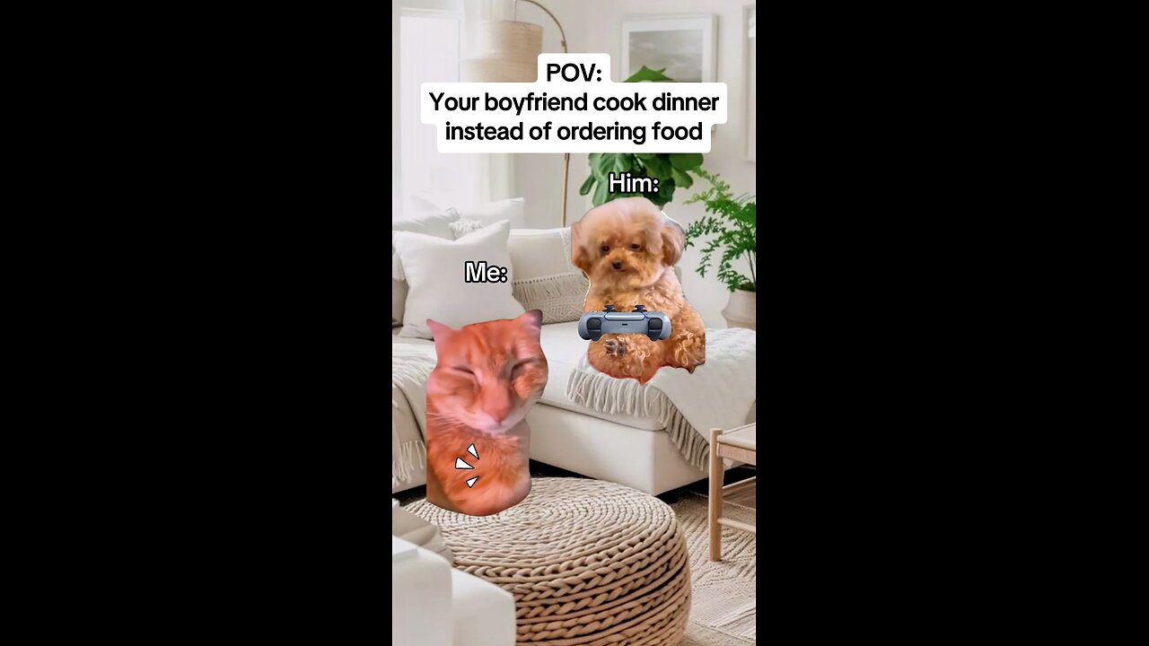 Your boyfriend cook dinner instead of ordering food