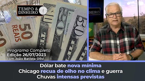 Chicago recua de olho no clima e guerra. Chuvas intensas previstas para segunda quinzena de agosto