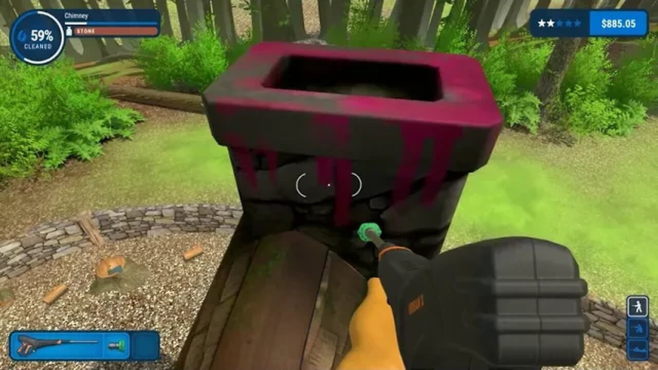 Murder House in the Woods Needs a Deep Clean - Power Wash Simulator