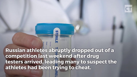 Russian Athletes Drop Out After Drug Testers Show Up