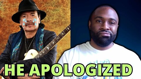 Carlos Santana APOLOGIZES for stating biological FACTS
