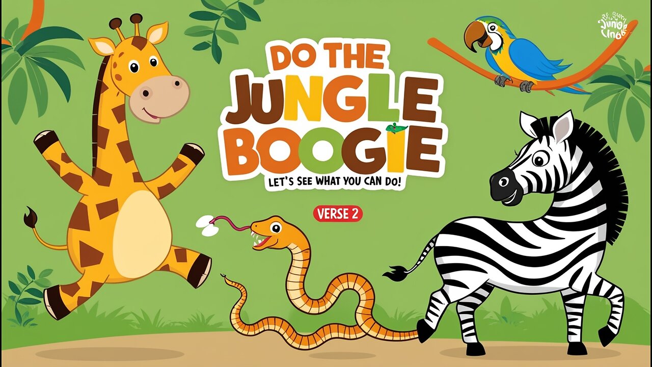 The Jungle Boogie English song for kids English poem for kids