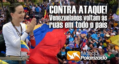 CONTRA ATAQUE - Venezuelanos voltam as ruas contra a DITADURA de MADURO