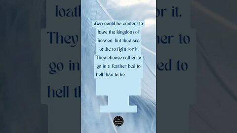 Truth from Thomas Watson #shorts #thomaswatson #puritan #christianshorts #christianquotes
