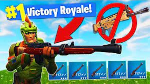 HUNTING RIFLE ONLY CHALLENGE In Fortnite Battle Royale!